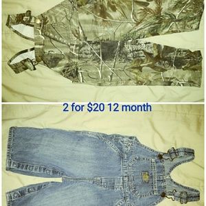 12 month boys bibbers